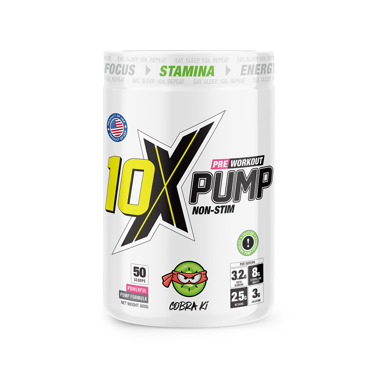 10X Athletic PUMP 600gCobra Ki