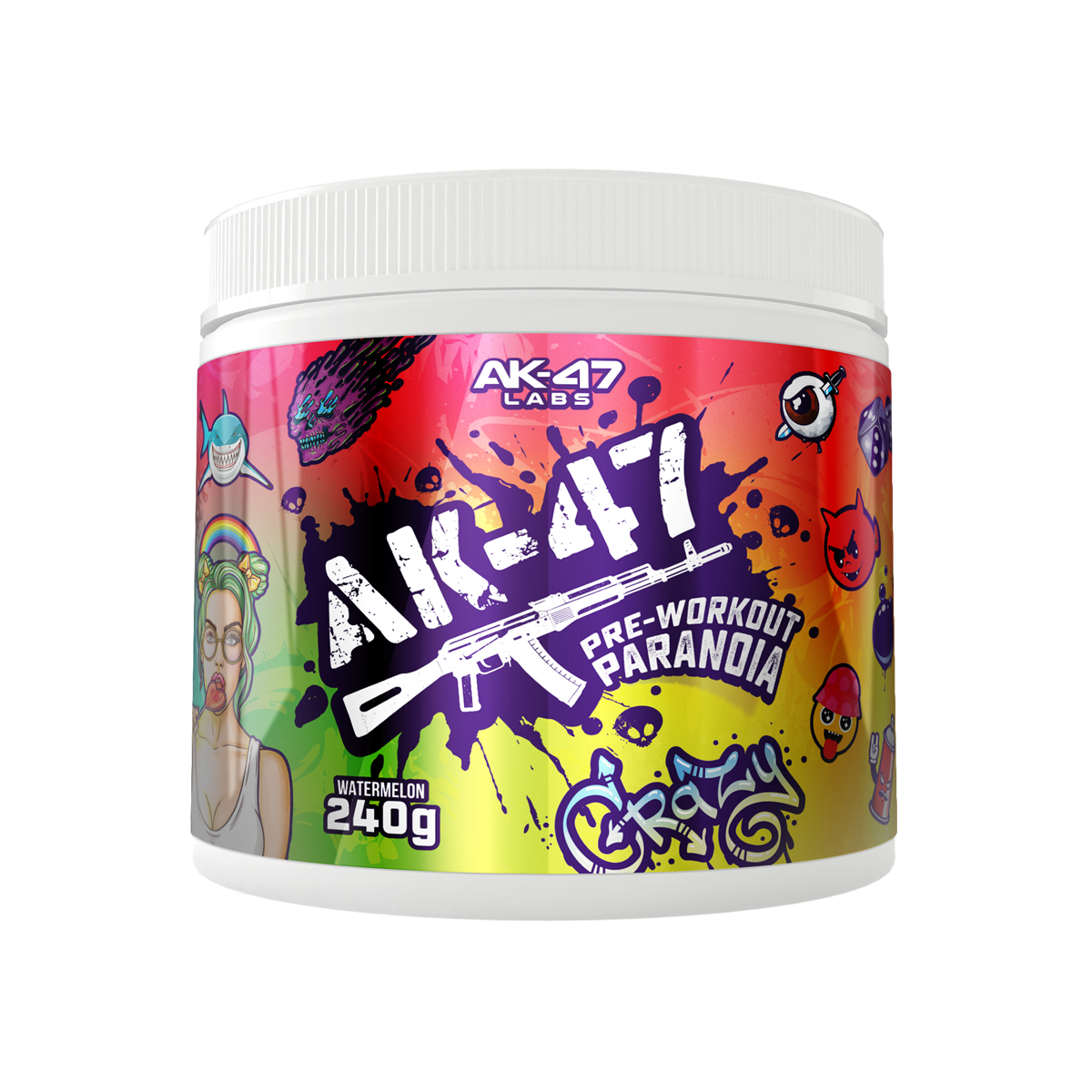AK-47 Labs Pre-Workout Paranoia 240g - Watermelon