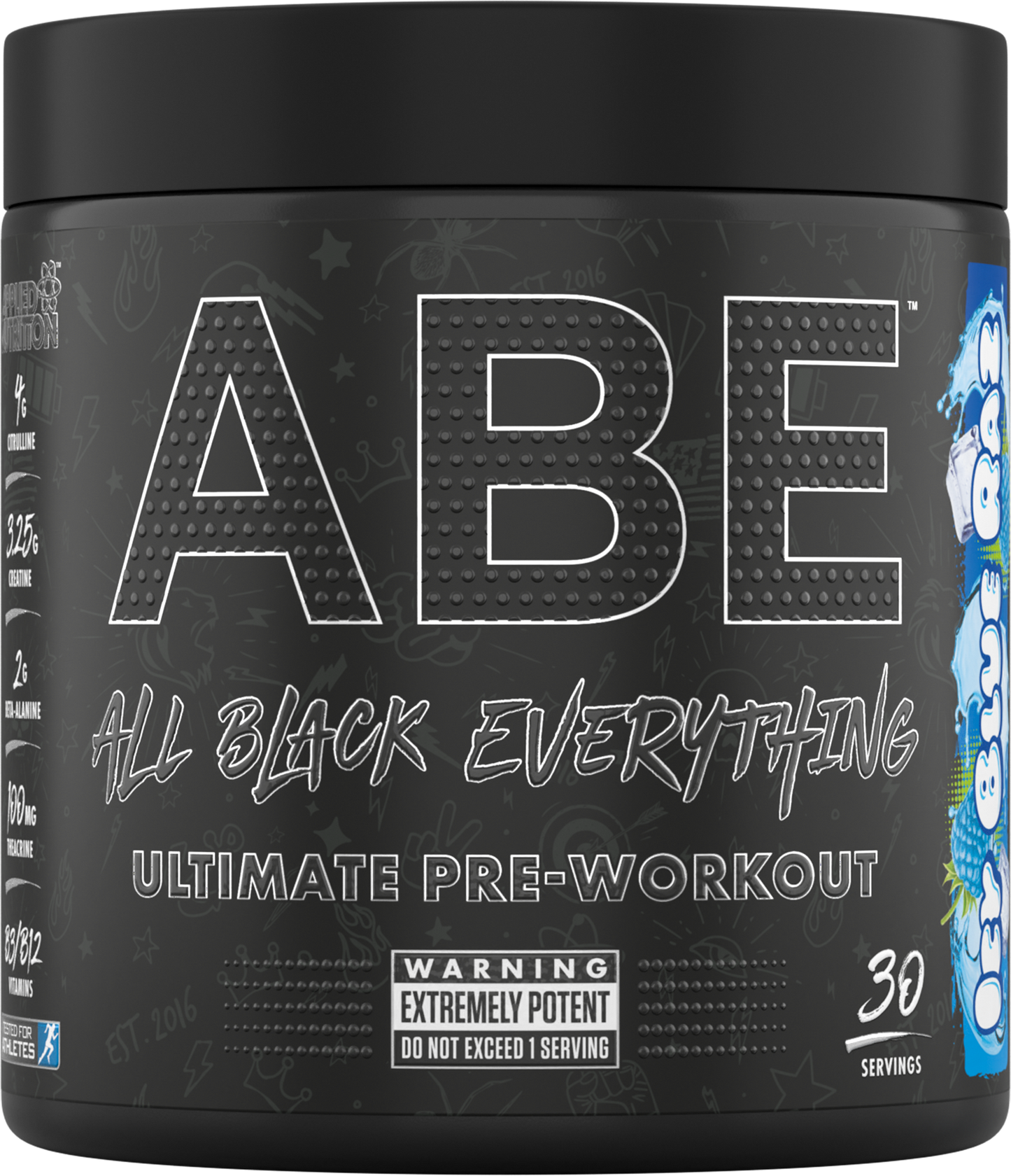 Applied Nutrition ABE (All Black Everything) 375g - Icy Blue Raz