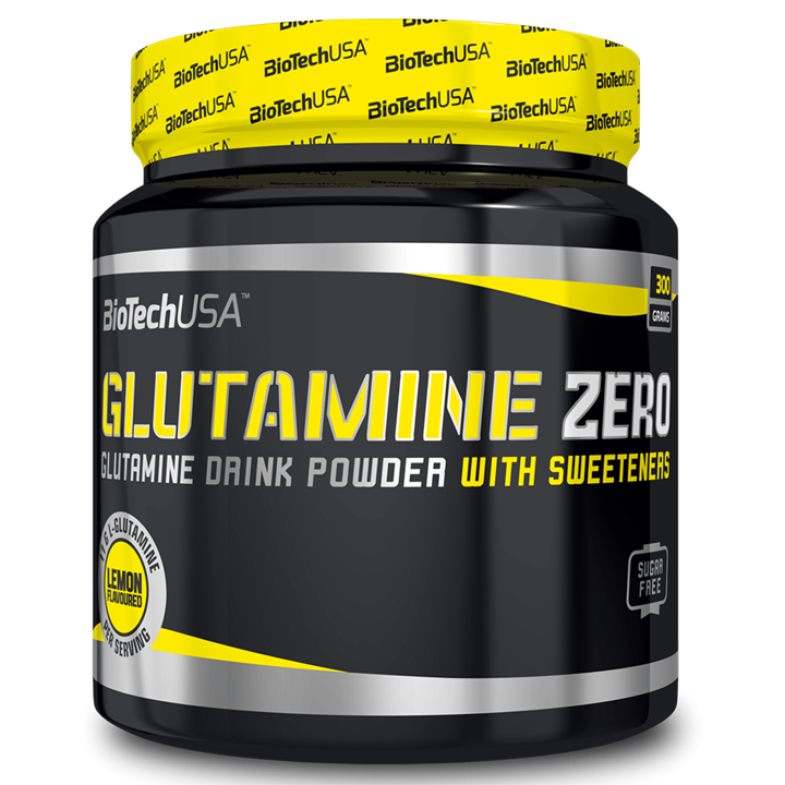BioTech USA Glutamine Zero 300g - Lemon