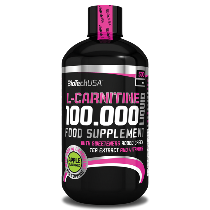 BioTech USA L-Carnitine 100.000 Liquid 500ml - Cherry