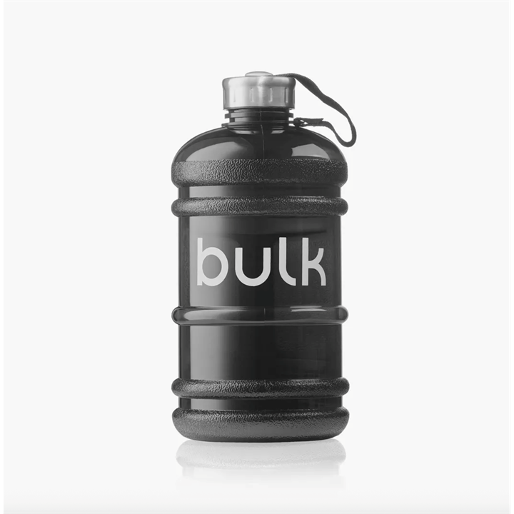 Bulk Half Gallon Water Bottle 2200ml - Gunmetal Black