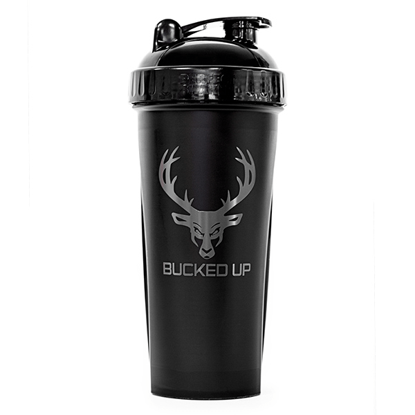 Bucked Up Perfect Shaker 28oz 795ml - Black/Grey