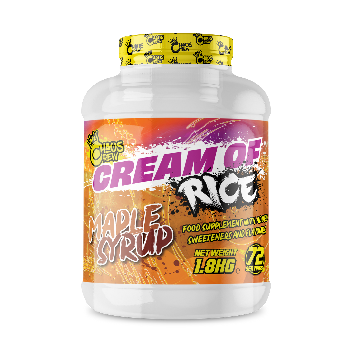 Chaos Crew Cream of Rice 1.8kg - Maple Syrup
