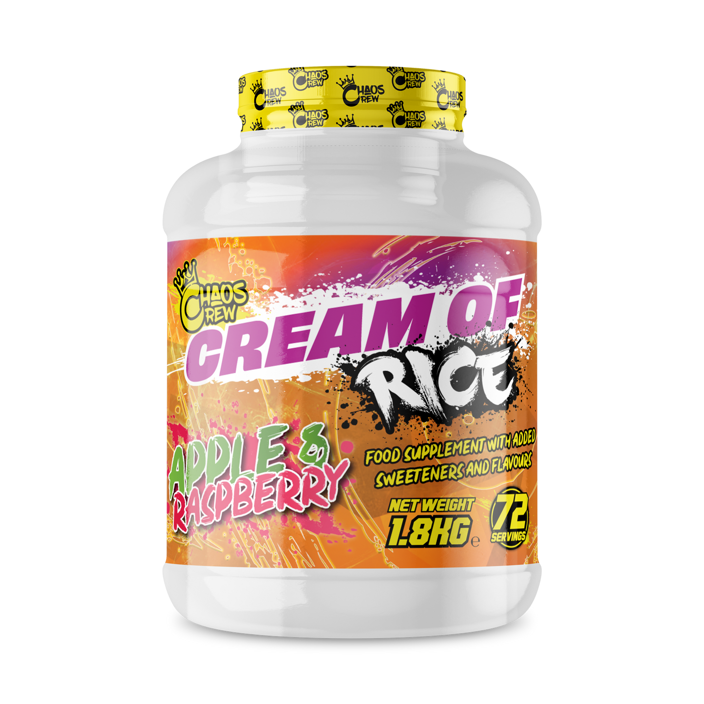 Chaos Crew Cream of Rice 1.8kg - Apple & Raspberry