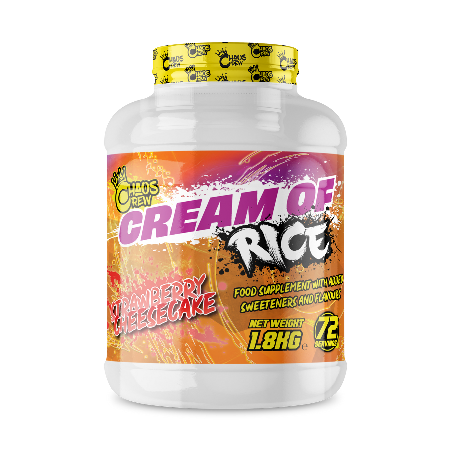 Chaos Crew Cream of Rice 1.8kg - Strawberry Cheesecake