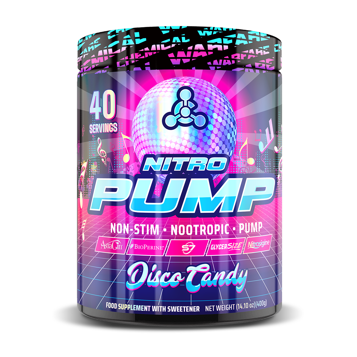 Chemical Warfare Nitro Pump 400g - Disco Candy