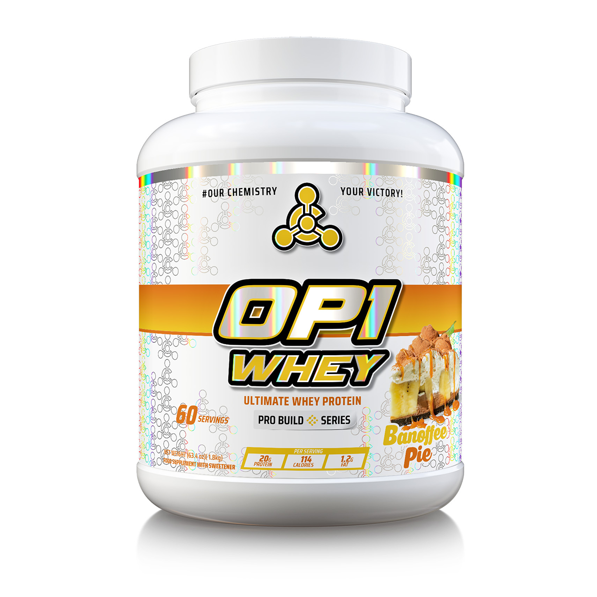 Chemical Warfare OP1 Whey Protein 1.8kg - Banoffee Pie