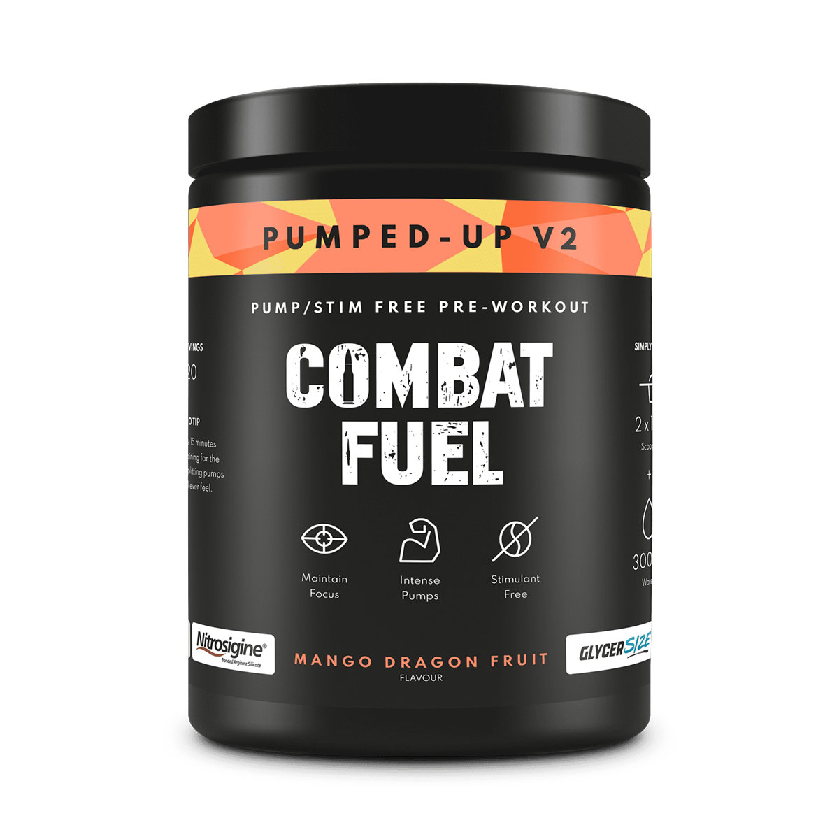 Combat Fuel Pumped-Up V2 - 500g / Mango Dragonfruit