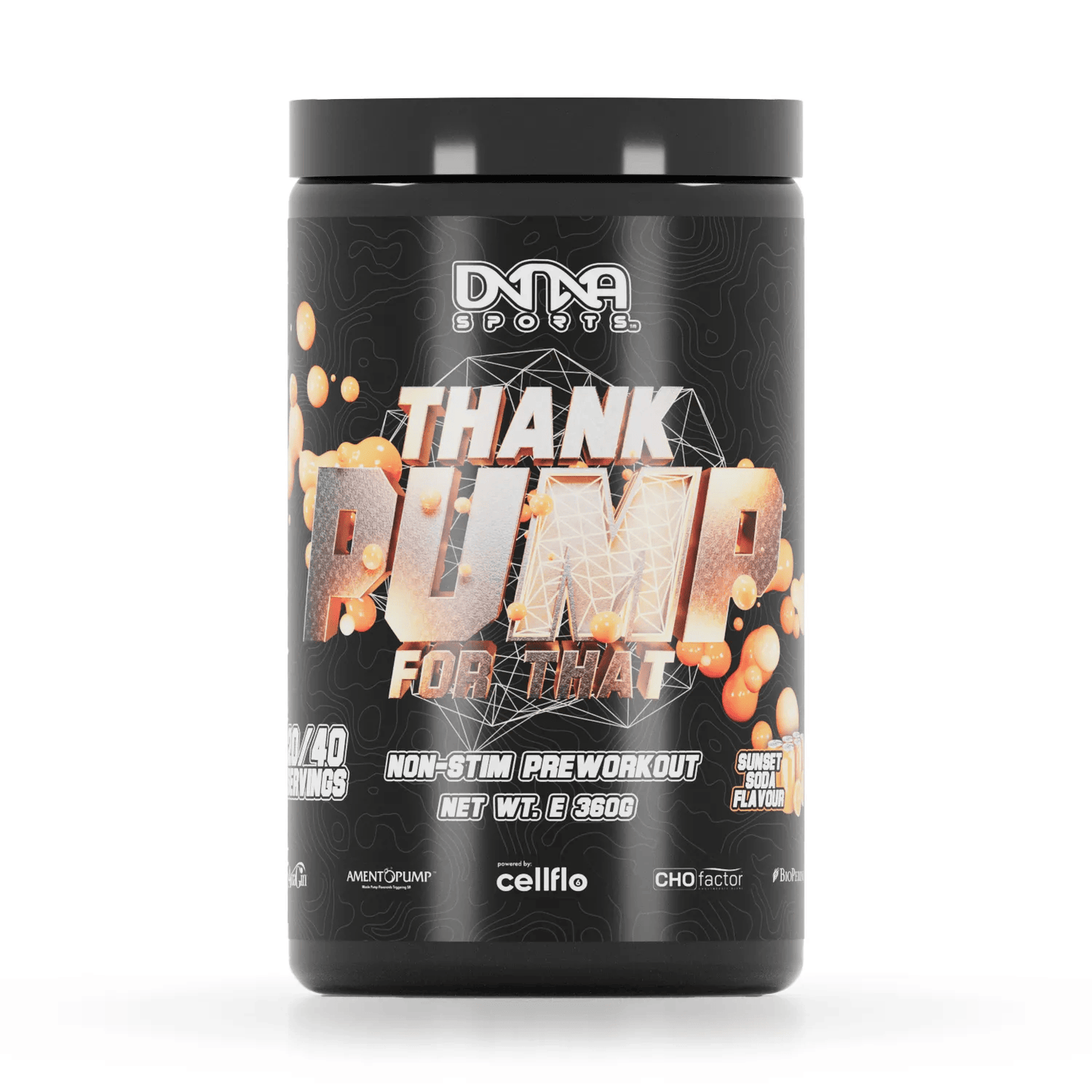 DNA Sports Thank Pump For That 360g - Sunset Soda