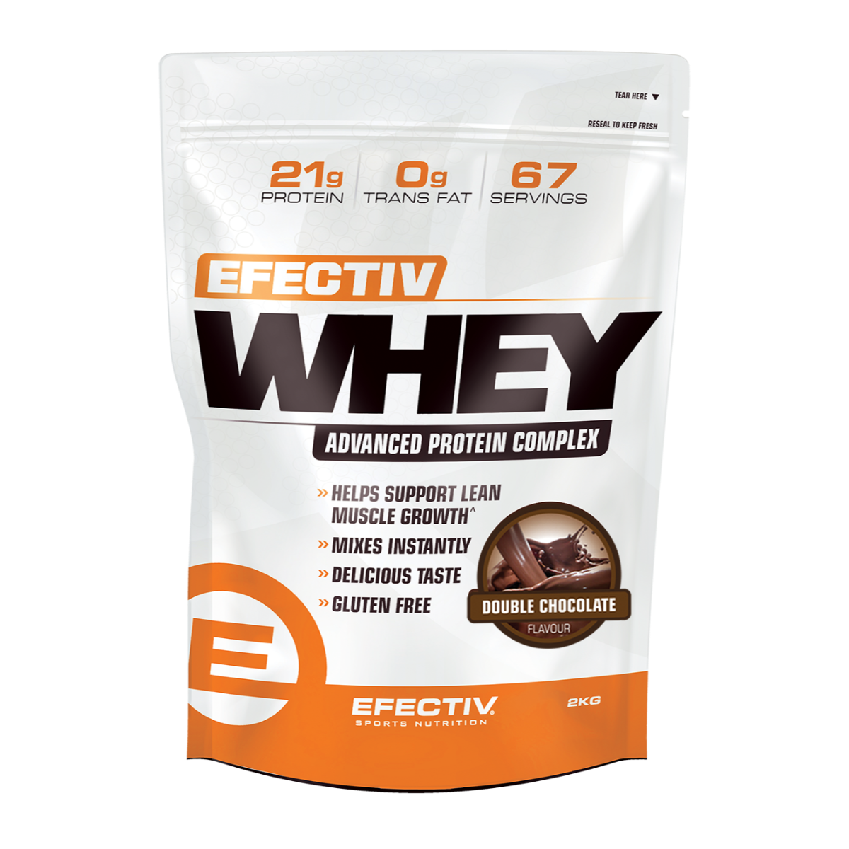 Efectiv Nutrition Whey Protein 2kg - Milky Choc