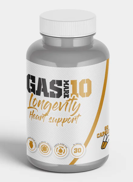 Gas Mark 10 Longevity Heart Support - 90 Capsules