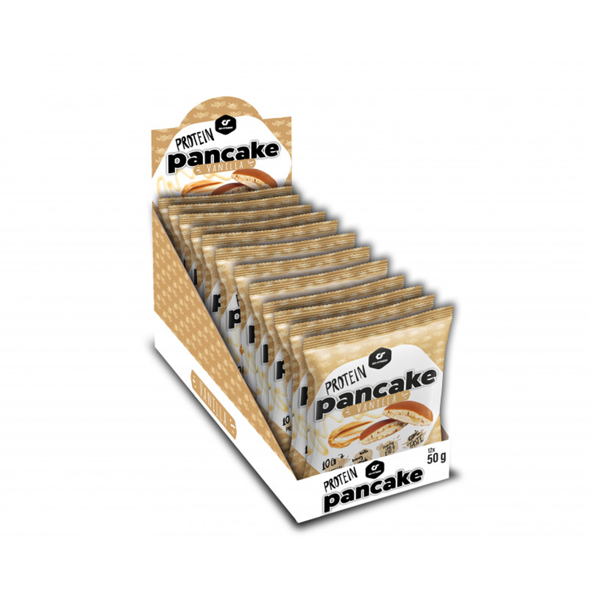 Go Fitness Protein Pancake 12x50g - Double Choc