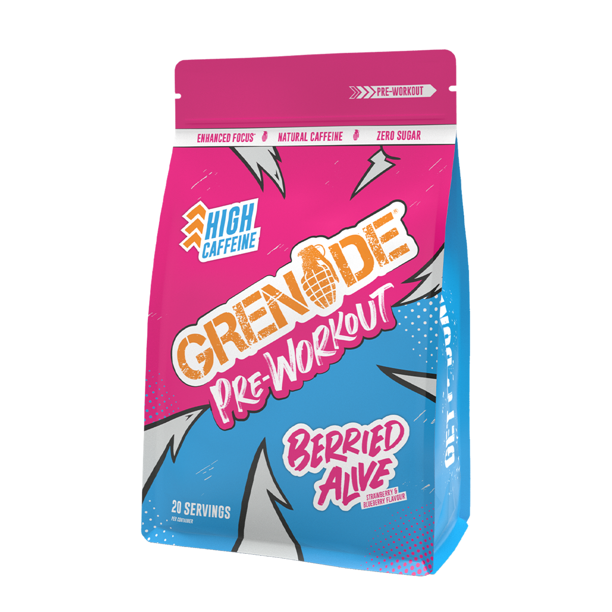 Grenade Pre-Workout 330g - Berried Alive