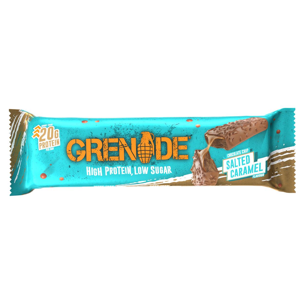 Grenade Protein Bar 60g - Chocolate Chip Salted Caramel