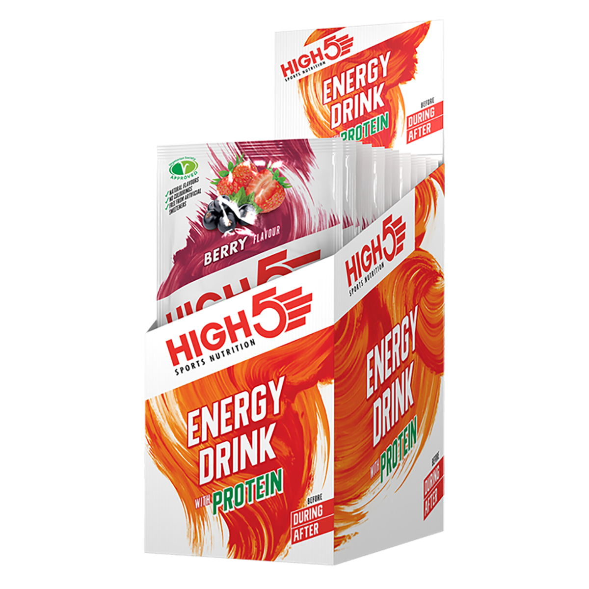 HIGH5 Energy Drink with Protein 12x47g - Berry