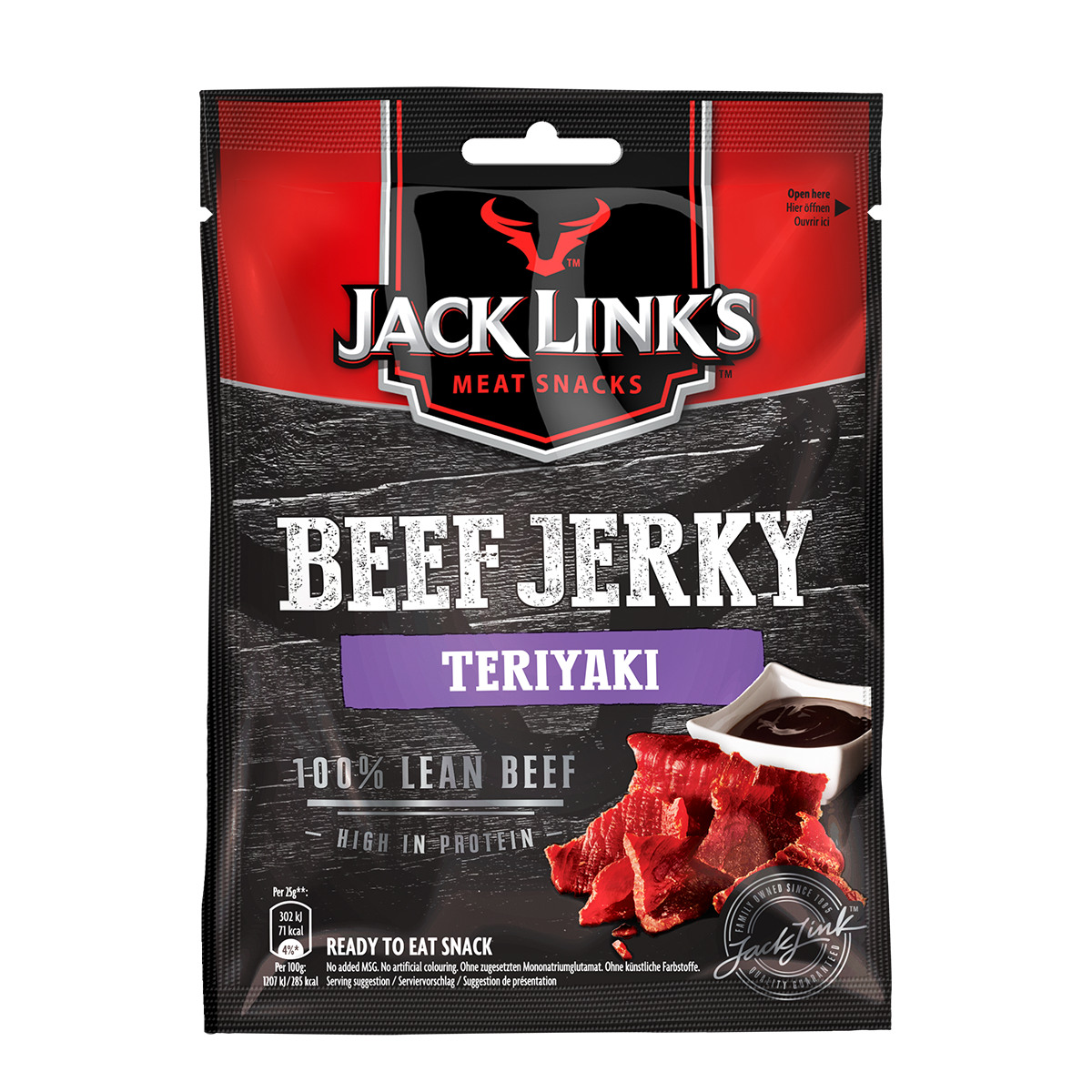 Jack Links Beef Jerky 12x25g - Teriyaki