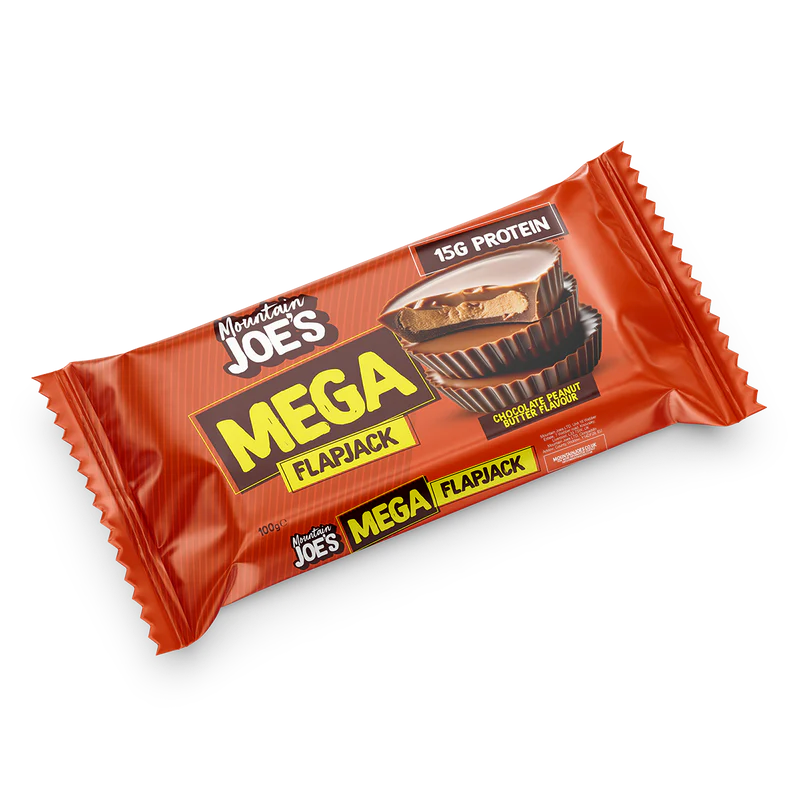 Mountain Joe's Mega Flapjacks 12x100g - Peanut Butter