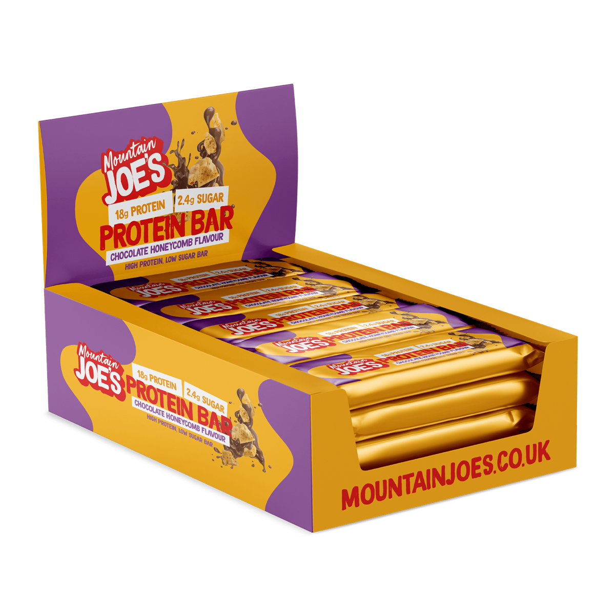 Mountain Joe's Protein Bar 12x55g - Chocolate Eggsplosion
