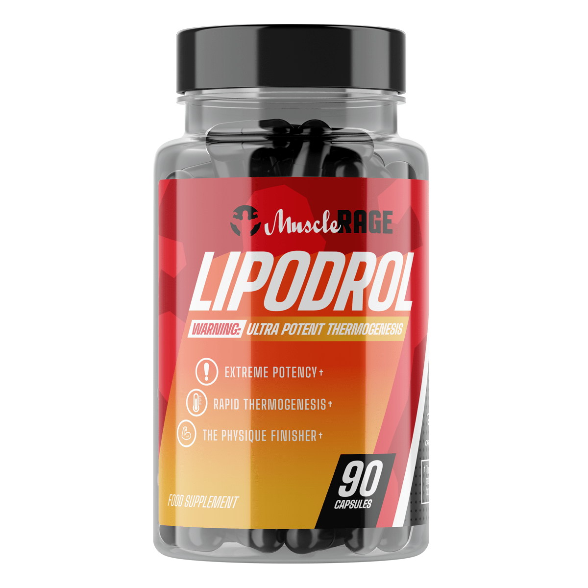 Muscle Rage Lipodrol - 90 Capsules