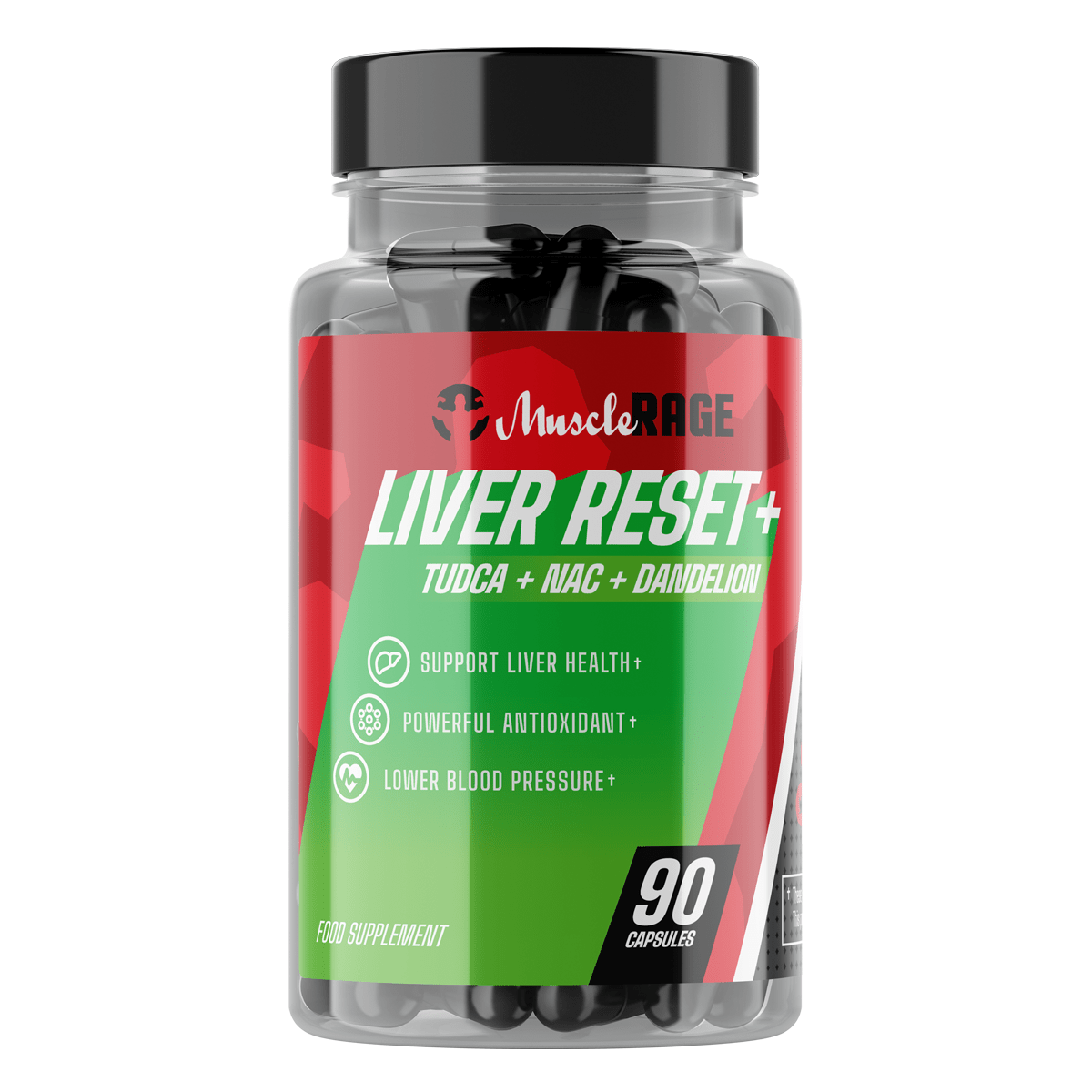 Muscle Rage Liver Reset+ - 90 Capsules