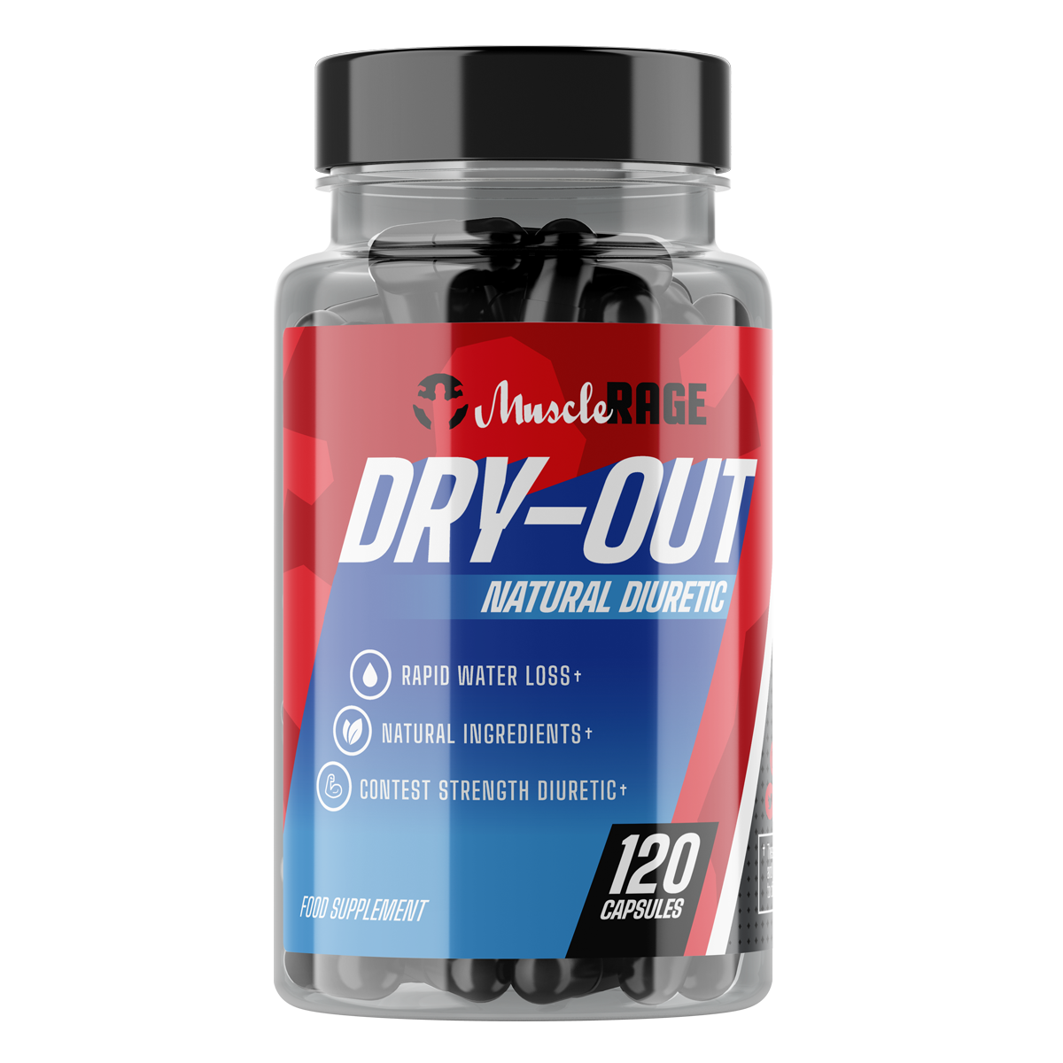 Muscle Rage Dry-Out - 120 Caps