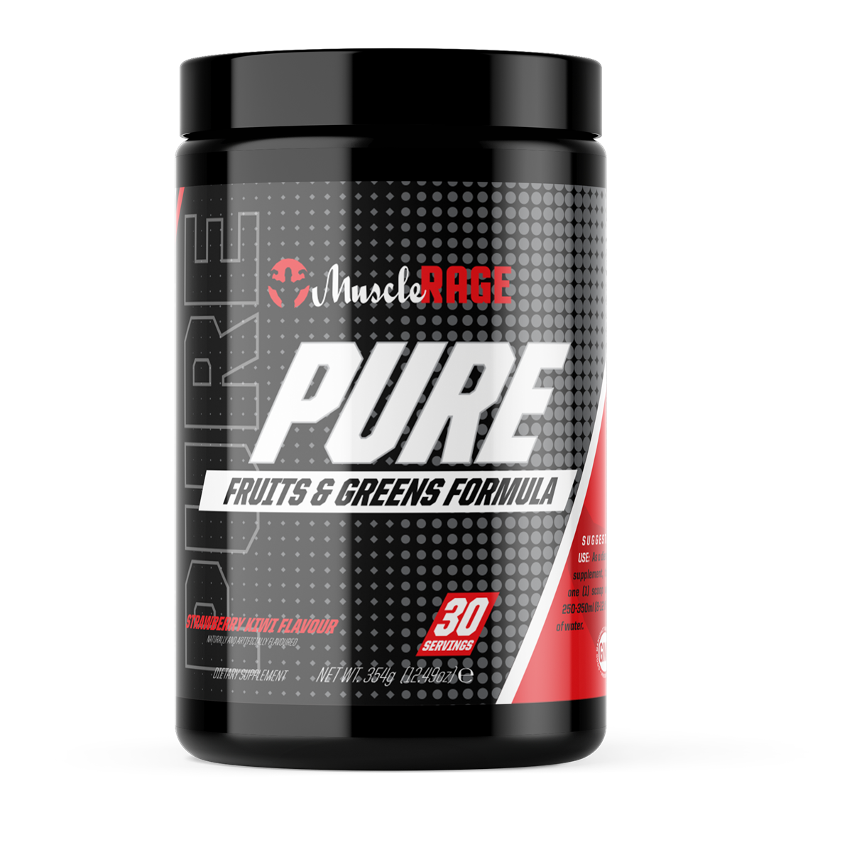 Muscle Rage Pure 345g - Strawberry Kiwi