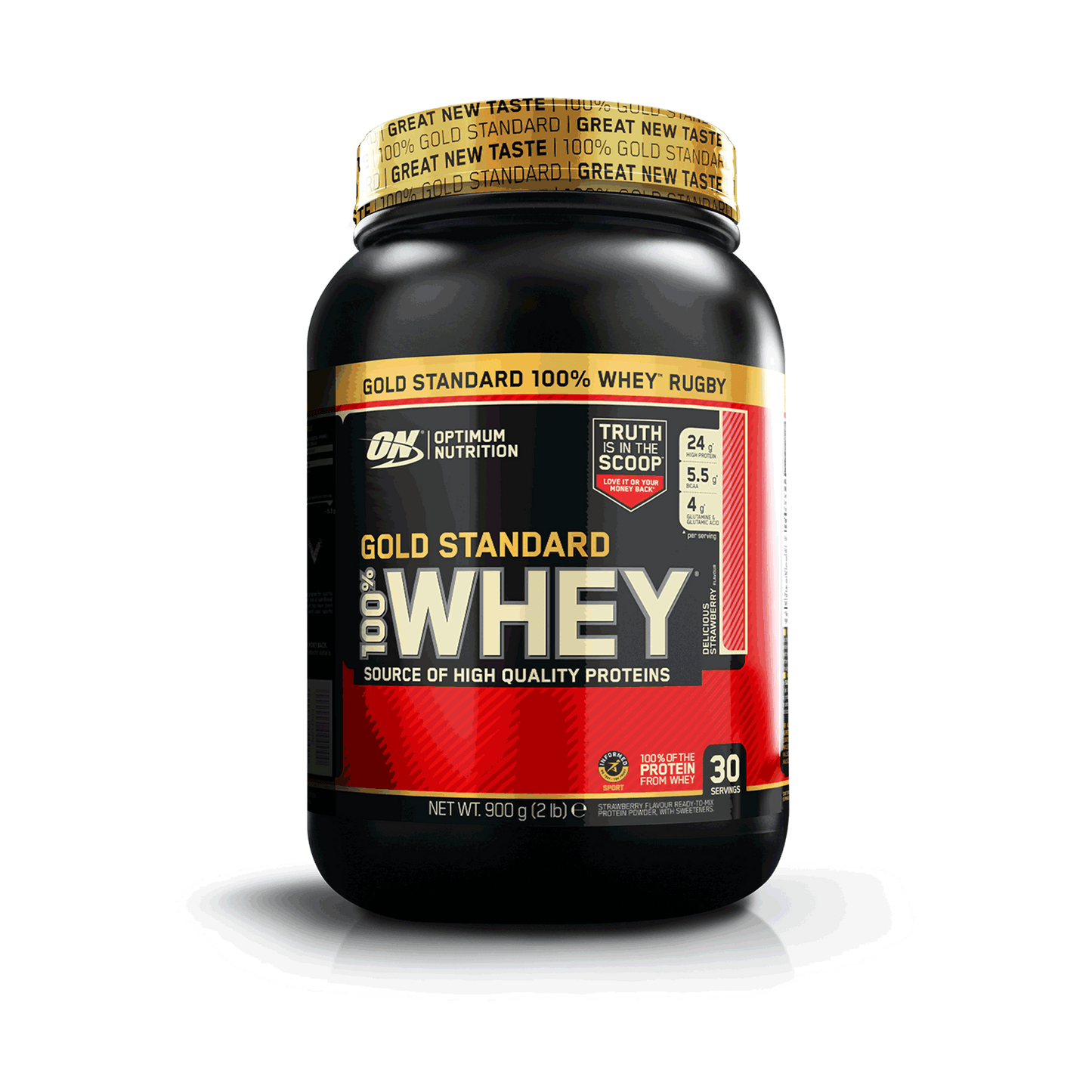 Optimum Nutrition Gold Standard 100% Whey 908g - Delicious Strawberry