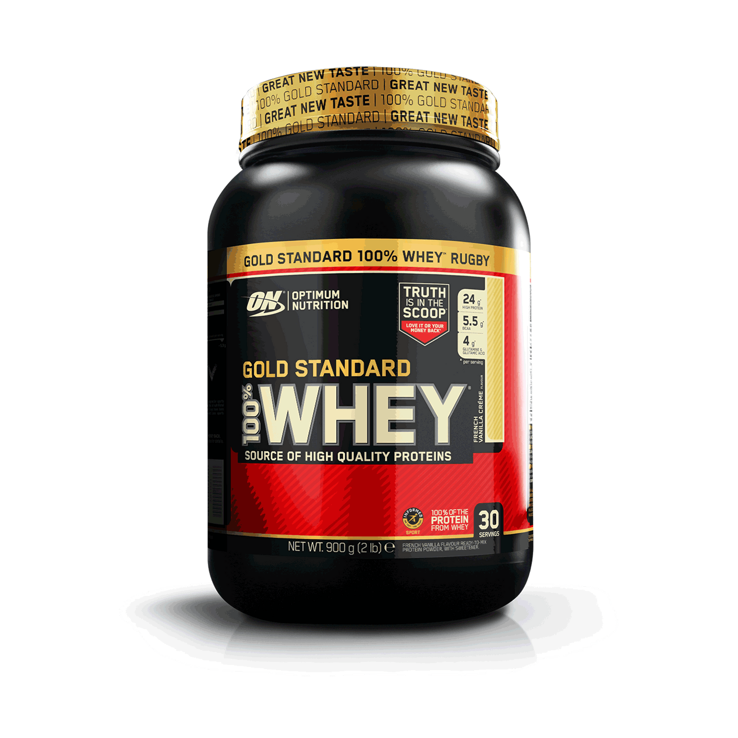 Optimum Nutrition Gold Standard 100% Whey 908g - French Vanilla Creme