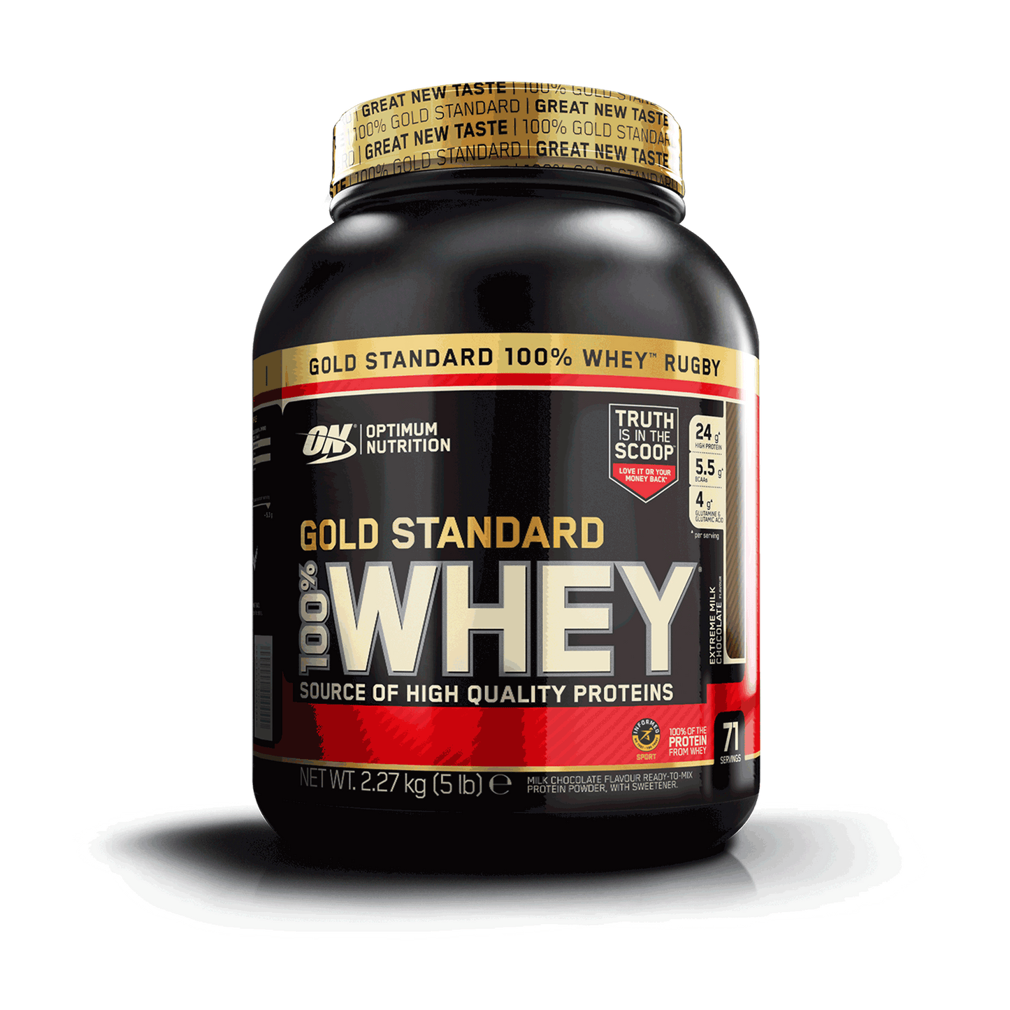 Optimum Nutrition Gold Standard 100% Whey 2.27kg - Extreme Milk Chocolate