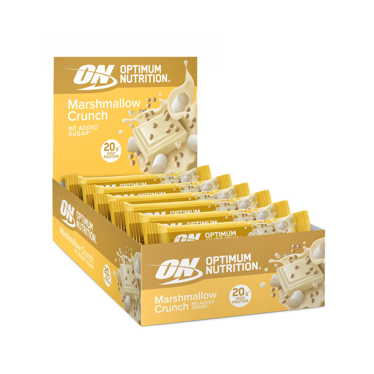 Optimum Nutrition Crunch Bar 10x65g - Choc Brownie