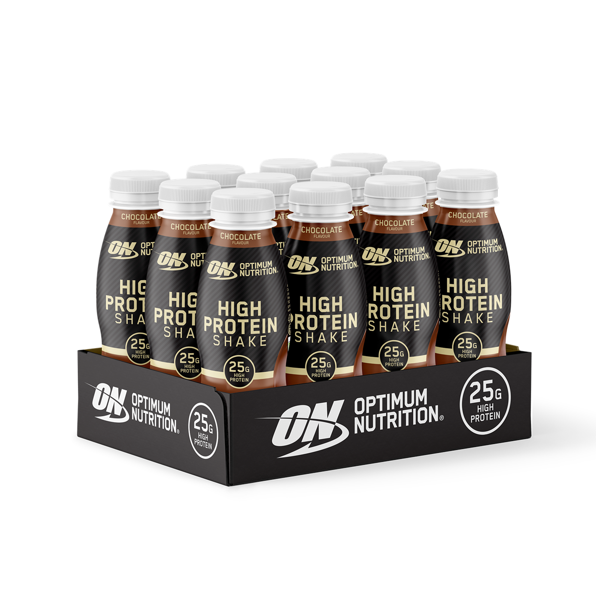 Optimum Nutrition Protein Shake 12x330ml - Chocolate