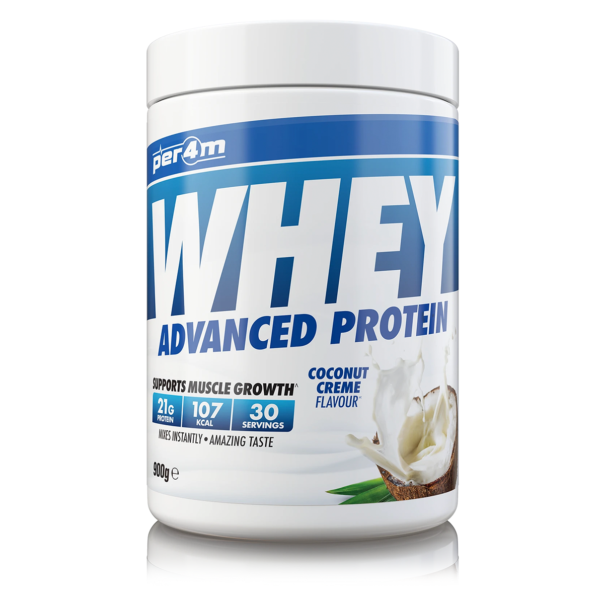 Per4m Advanced Whey Protein 900g - Coconut Creme