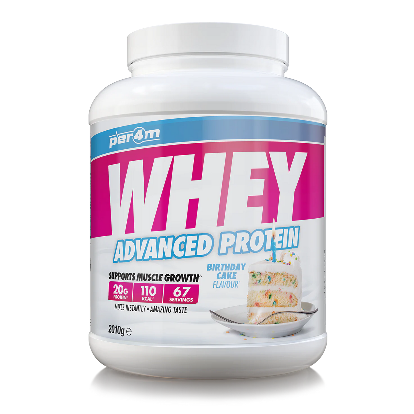 Per4m Advanced Whey Protein 2.01kg - Birthday Cake