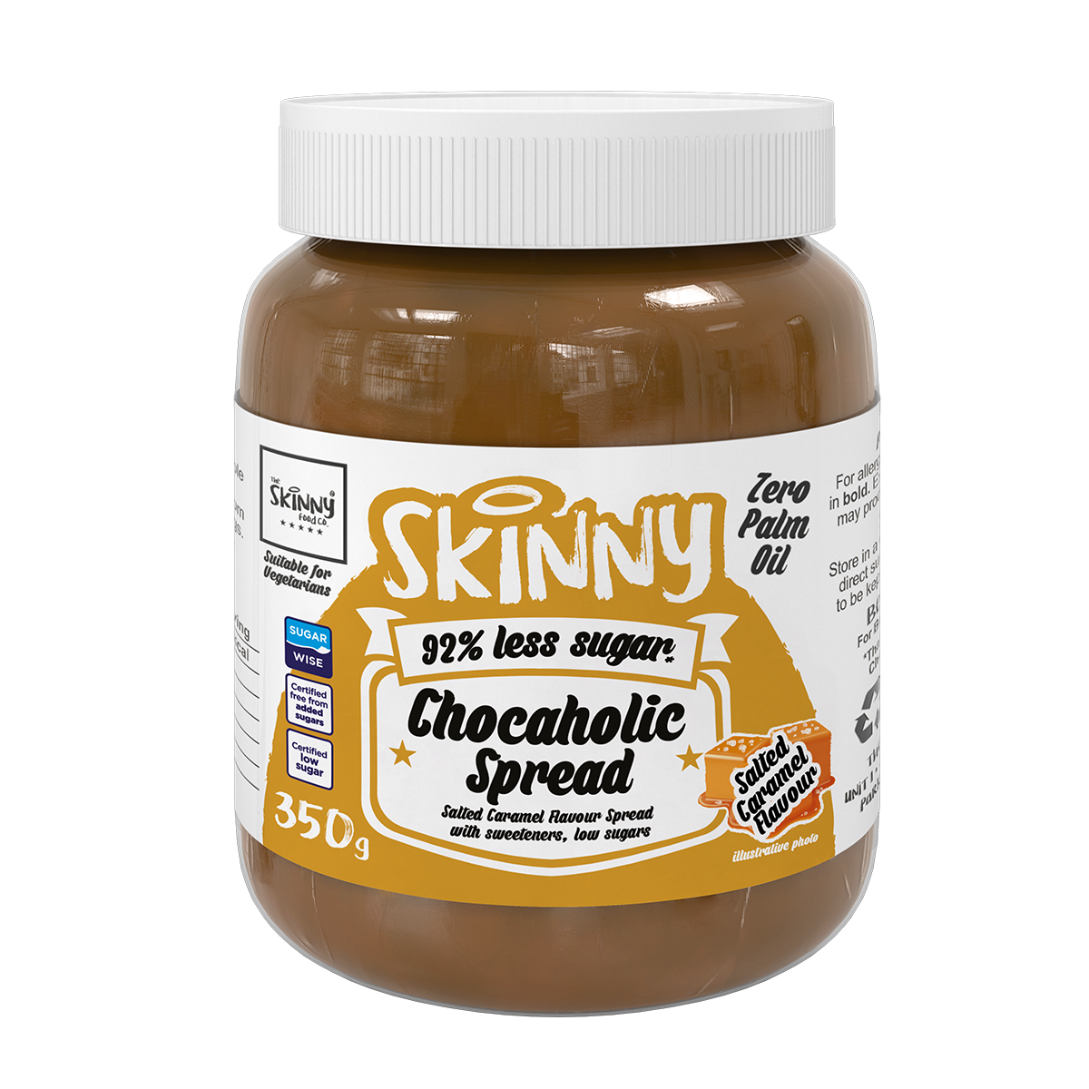 The Skinny Food Co Skinny Chocoholic Spread - 350g / White Chocolate