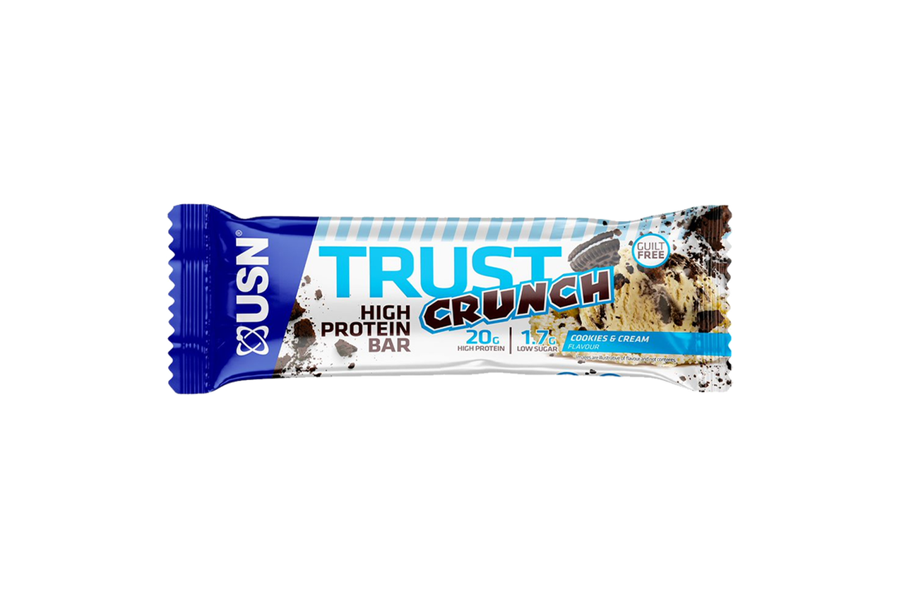 USN Trust Crunch Bars 12x60g - Cookies & Cream