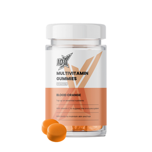 10X Athletic MultiVitamin Gummies 60Softgels Blood Orange