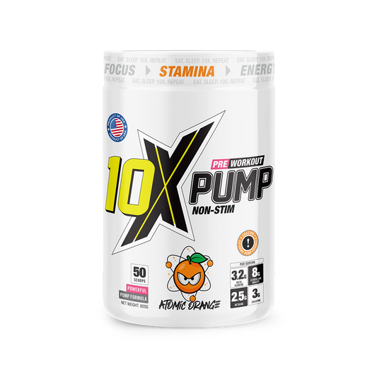 10X Athletic PUMP 600g Atomic Orange
