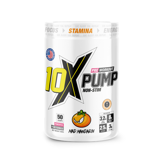 10X Athletic PUMP 600g - Mad Mandarin