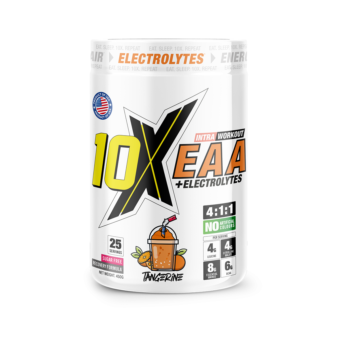 10X Athletic EAA 450g Tangerine