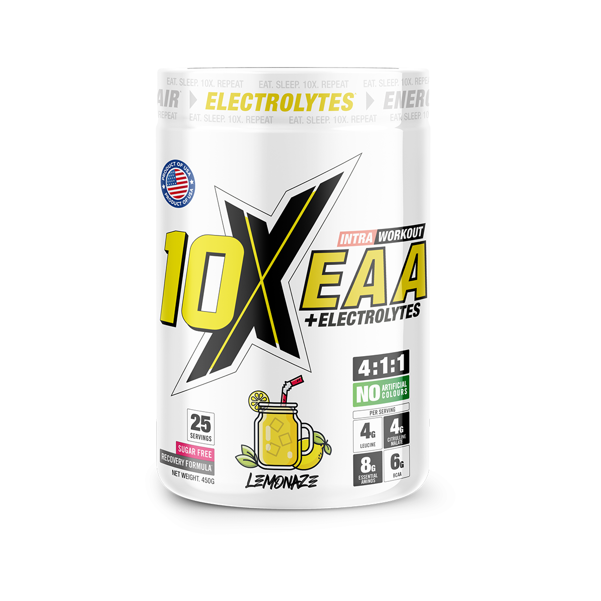 10X Athletic EAA 450g Lemonaze