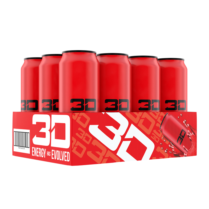 3D Energy Drink 12x473ml - Purple - Grape