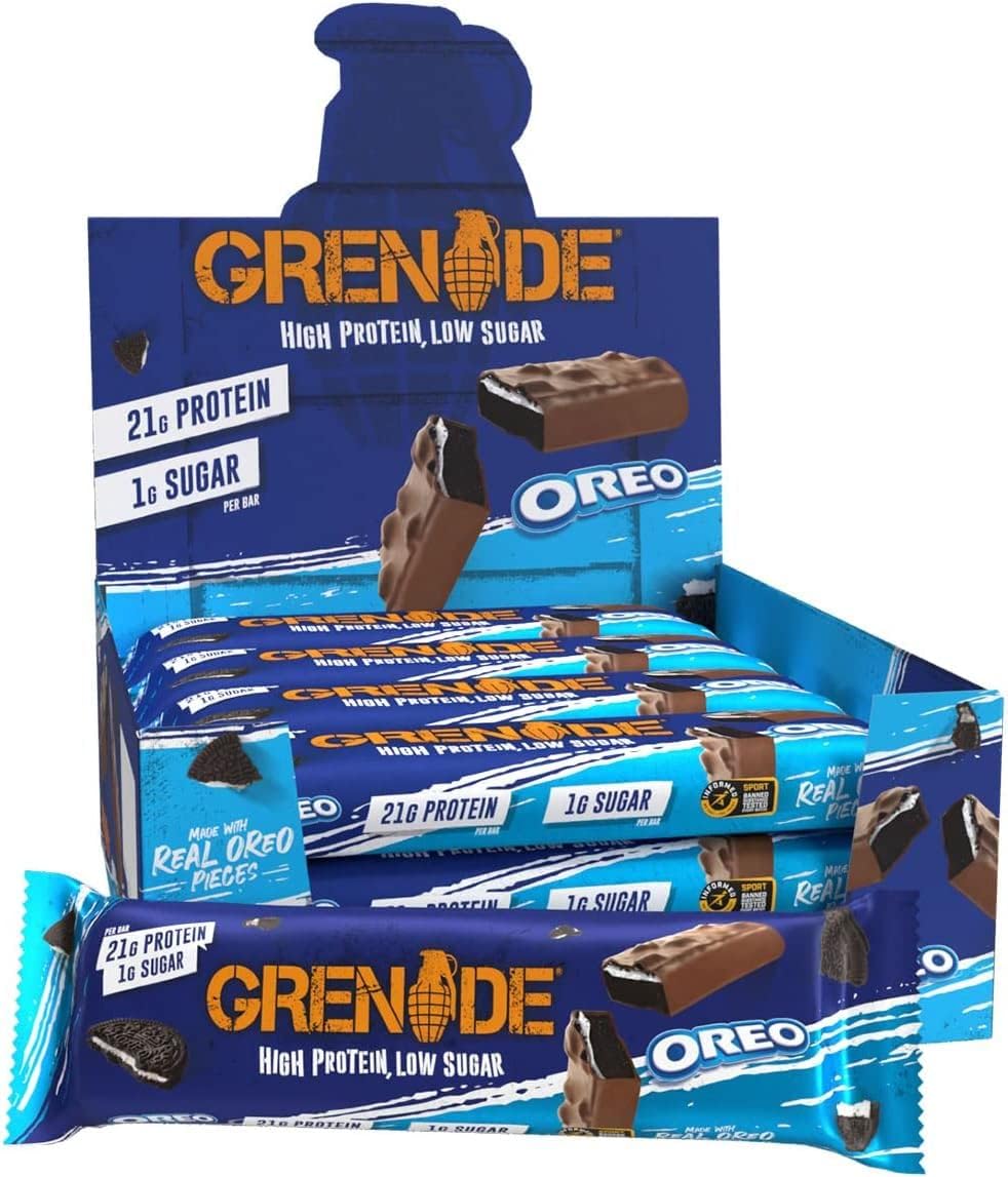 Grenade Protein Bar 12x60g - Chocolate Chip Cookie Dough