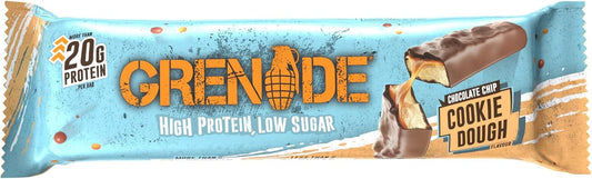Grenade Protein Bar 60g - Chocolate Chip Cookie Dough