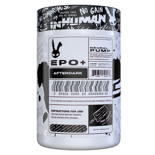 AfterDark EPO+ Stim Free Pre Workout 410g - Rainbow Sherbert