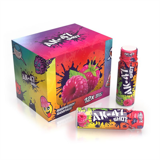 AK-47 Labs Shots 12x80ml - Raspberry Rampage