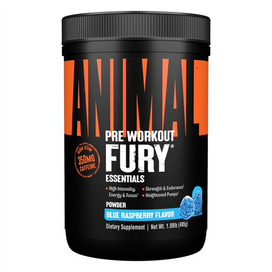 Animal Fury 491g - Blue Raspberry
