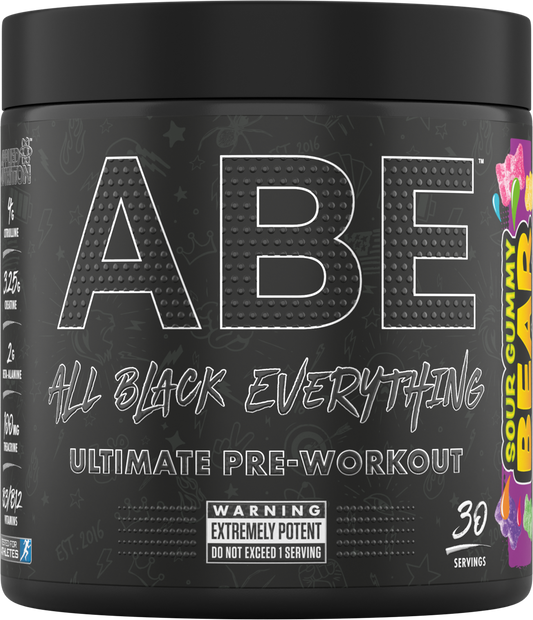 Applied Nutrition ABE (All Black Everything) 375g - Sour Gummy Bear
