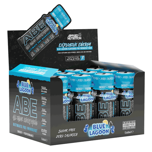 Applied Nutrition ABE (All Black Everything) Shot 12x60ml - Blue Lagoon