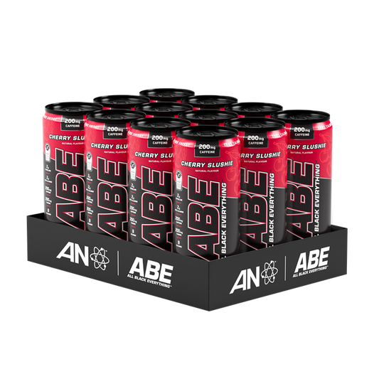Applied Nutrition ABE (All Black Everything) Carbonated Can 12x330ml - Blue Lagoon